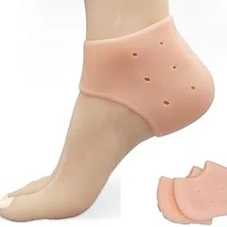 Bos Medicare Surgical Silicone Gel Heel Socks for Pain Relief | Anti-Swelling & Cracked Hard Heels | Foot Care Support for Men & Women (Pack of 1 Pair)-picture-15