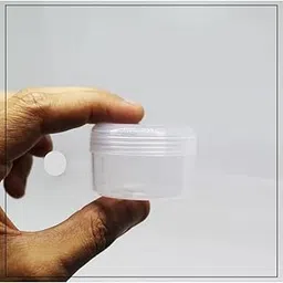 JULI ENTERPRISES Clear Plastic 10 ml Jars/Containers, Pack of 12, for Eyeshadow, Makeup, Cream, Lip Balm-picture-51