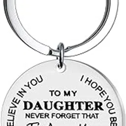 To My Son Daughter Inspirational Gifts, I Love You Keychain from Mom Dad 16th 18th 21st Birthday Graduation Christmas Gift-picture-45
