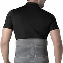 Vissco Eco Frame Back Support for Lumbar fracture, Lumbar Disc herniation, Spondylolisthesis, Spinal Cord injury, Post Spinal Surgery - XXL (Grey)-picture-31