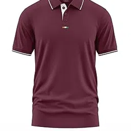 warriorworld Warrior World Men’s Polo T-Shirt | 100% Cotton | 270 GSM Heavyweight Fabric | Stylish Polo for Casual & Office Wear | Soft, Breathable & Durable-picture-20