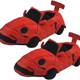 bnf Sports Car Shaped Slippers for Men Women Winter Warm Slippers House Slippers Red-Clothing, Shoes & Accessories - Womens Shoes - Slippers-picture-54