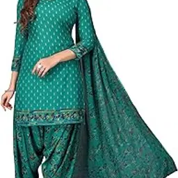 sichi Women'S Printed Crepe Unstitched Dress Material-picture-19