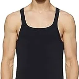 underjeans Mens Solid Cotton Blend Vest-picture-23