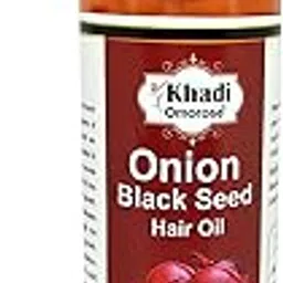 Khadi Omorose Onion Black Seed Hair Oil, Controls Hair Fall,Fights Dandruff - Makes hair Stronger & Shiny 100 Ml-picture-19
