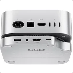 9 in 1 USB C Hub for Mac mini M4/ M4 Pro 2024 Capacity Expansion Accessory with M.2 PCIe SSD Slot, 1 x HDMI 4K 60Hz, 3 x USB-A 2.0, 1 x 3.5mm Audio & Mic, 1 x USB-C to Host, 1 x SD/TF3.0 Card image 1