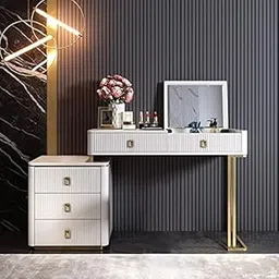 Vandana Interiors;Century ply Engineered Wood,Modern Mekeup Vanity Expandable Dressing Table with Mirror-image-70