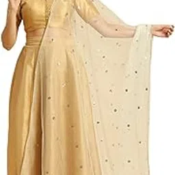 dupatta bazaar Women's Embellished Net Dupatta-picture-50