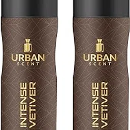 Lyla Blanc | Urban Scent Intense Vetiver | Deodorant for Men & Women | Long Lasting Fresh Spicy Fragrance | Bold & Refreshing Body Spray | 200ml | Pack of 2-picture-11