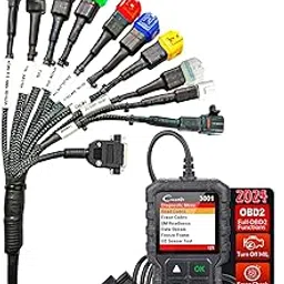 Bs6 bike cable 11 coplar & launch creader 3001 fast connectivity Multi-colored cable special molded Brand: Danlite Tools Technician-image-26