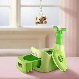 Zerya Potty Toilet Trainer Seat/Chair with Lid and High Back Support for Toddler Boys Girls (Age 7 Months to 3 Years) (Green)-picture-32