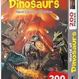BOOKFORD World of Dinosaurs Jigsaw Puzzle Game & Fun and Learning (200)-picture-27