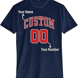 peppyzone Customized T Shirt for Men & Women | Personalised Name & Text Printed T-Shirt Print Tshirt | Name Customisation Cotton Unisex T Shirts Printing for Man-picture-30