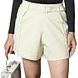 mlada Party Shorts for Women | Slant Pocket Wide Leg Shorts for Women | Shorts for Women Mid Rise Shorts | Fashion Shorts | Regular Fit Shorts | Outdoor Shorts | Quick Dry Shorts-picture-45