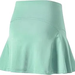 toodiiin Women's Sports Short Skirt Loose Fake Two-piece Anti-peep And Quick-drying Running Fitness Culottes Tennis Skirt A48 (Green, S)-picture-24