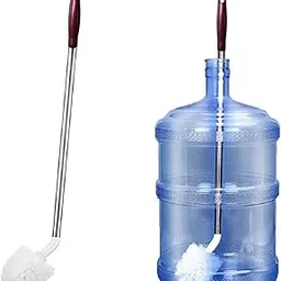 COOFANDY Long Bottle Brushes for can Cleaning, Bendable Bottle Cleaning Brushes Scrubber with Soft Side Bristles for Cups Coffee Mugs Pitchers Water Dispenser Bucket, 360° Spherical Brush Head-image-68