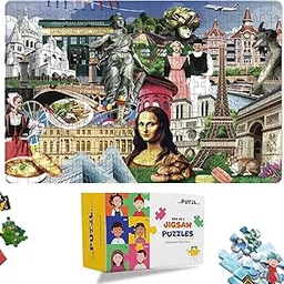 The Puzzl Co - Paris City Jigsaw Puzzle for Kids 9+ Years & Adults, 250 Pieces Educational Puzzle Game, Brain Booster for Travel, Culture & History Learning, Fun & Challenging Puzzle Gift-picture-66
