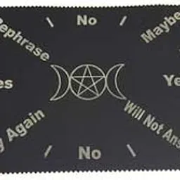8"x12" Triple Moon Pentagram pendulum mat-picture-27