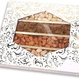 LEEVE DRY FRUITS Combo Fruit & Nuts DiwaliGift Fancy Box Hamper offer pack Sweet Box P4 320 gram-picture-25