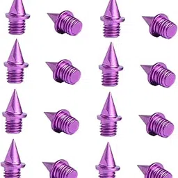 CALANDIS 16x Replacement Spikes for Track Shoes 7 mm for Jogging Climbing Competition Purple | Track & Field-picture-55