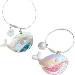aeenioy 2Pcs Cute Keychain, Whale Keychain Set, Aesthetic Keychains for Girls, Suitable For Decorating Bags, Headphones, And Keys, The Ideal Gift For Friends-picture-13