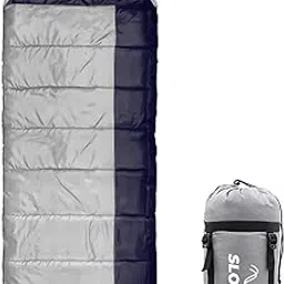 Slovic Camping Sleeping Bag (0-10°C) | Ideal for Indoors & Outdoors, Waterproof Backpacking Bed for Adults, All Seasons Comfort | 1.1 kg | Waterproof & Easy to Carry-image-0