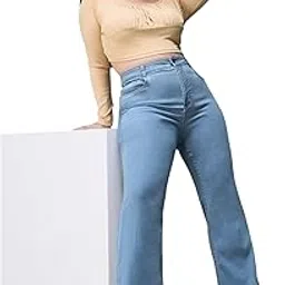 miss chase a+ Women's Bootcut High Rise Regular Stretchable Denim Jeans-picture-50