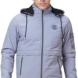 Grey Mens Regular Jacket-image-40