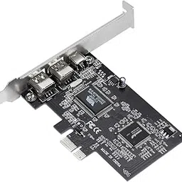 PCI-E 3 Ports 1394a 1394b Firewire Expansion Card PCI-Expr Controller Card (2 * 6 Pin + 1 * 4 Pin) for Desktop PC POPQ-image-2