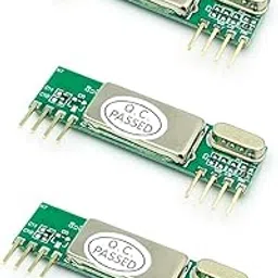 RXB6 433MHz 4-Channel Wireless Receiver Module Superheterodyne Pack of 3 for Microcontroller Projects UNO Rduino Breadboard Friendly Long Range Data Transmission-picture-32
