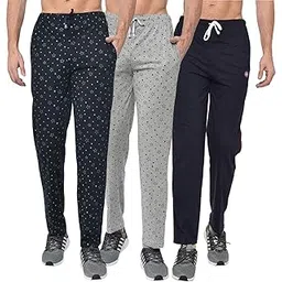 mack jonney Cotton Blended Regular Fit Pyjamas for Men (Pack of 3)-D1_PRT_1NVY_1MLG_D1_BLK_0003-P-picture-14