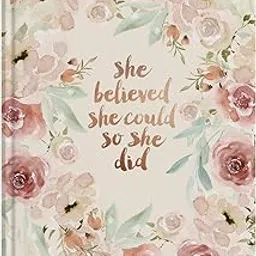 LAURET BLANC 12 Months Undated Planner- A5 Size, 12 Monthly Spreads, 52 Weekly Spreads, Habit Tracker, Utility Pages (A5, Undated 12 Months- She Believed)-picture-20