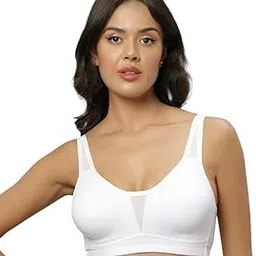 blue nixie Stylish and Comfortable Full Coverage Seamless Wirefree Seamless Non Padded Bra for Regular-picture-46