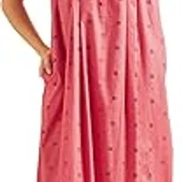 sweet dreams OCW-2682 Tomato Cotton Maxi Casual Regular Night Dress-picture-20