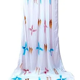 ARIPAN White chiffon floral printed lace work dupatta chunni for girls and woman 2.25meter pack of 1pcs-picture-37