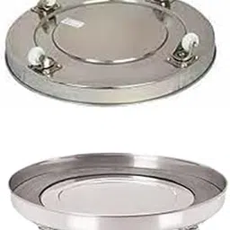 BLLUEX Stainless Steel Gas Trolley with Rubber Protection Easy to Move in Any Direction Easily Movable Trolley for Everyday, Gas Cylinder Trolly Stand-picture-52