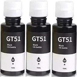 GT51 Ink Compatible for HP Black Ink for DeskJet GT 5810 GT 5811 GT 5820, GT 5821 Printer, Ink Tank 115 116 310 Printer 315 319 410 415 416 419 457 (90ml x 3 Black)-image-30