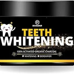 MASHUR FAB Teeth Whitening Powder, 100% Activated Organic Charcoal, Natural Whitening and Plaque Removal-picture-16