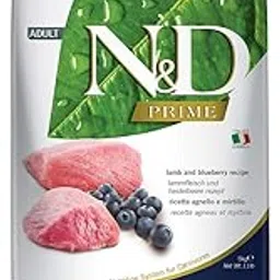 FARMINA N&D Prime Dry Cat Food, Adult, Grain-Free, 5-kg, Lamb and Blueberry-picture-65