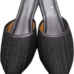 mireh Women's Knitted Mule Slippers, Slip-on Winter Sandals-picture-32
