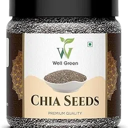 WELL GREEN Chia Seed 200 Gram Raw Seeds for Eating | Non GMO | Seeds for Weight Management | Diet Food-picture-12