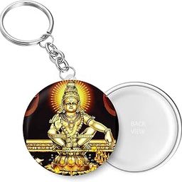 peacockride Lord Ayyappan I Iyyappan I Key Chain (Plastic, Multicolor, 44mm)-picture-39