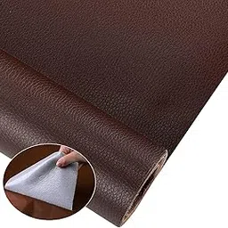 ONPRIX Large Leather Repair Patch 30X60 Cm Repair Tape Self-Adhesive For Furniture Sofas Car Seats Chair Couches Handbags Jackets Decorative Home Hotel Wall( Brown)-image-3