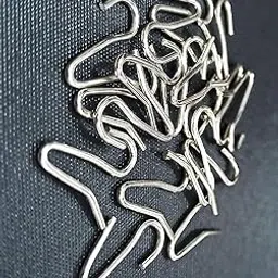 AAMS HOME DECOR Japan Metal Hook for Curtain Channel/Track (Pack of 200)-picture-25