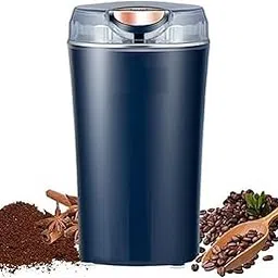 Manual Hand Press Portable Mini Heavy Electric Dried Coffee Grinder Stainless Steel 4 Blade Dry Herbs Grain Seasoning Mill Powder-image-43