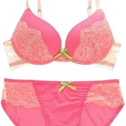 secret lives Women Bridal Padded Lingerie Set-picture-24