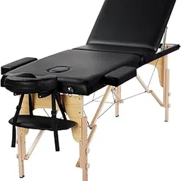 Yaheetech Portable Adjustable Massage Bed, 84 Inch, Black-picture-13