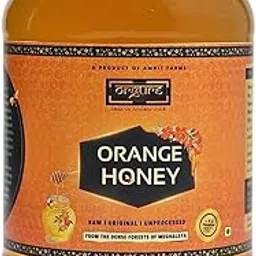 Orgure Pure Honey | Raw | Unprocessed | Natural | Anti-Bacterial | Anti-Fungal | Immunity Booster | Antioxidant | Orange Honey from Meghalaya | 350Gm-picture-29