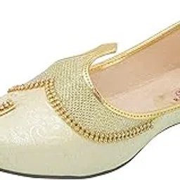 ramraj cotton Ramraj Men's Ethnic Cream Jutti,Mojari-picture-24