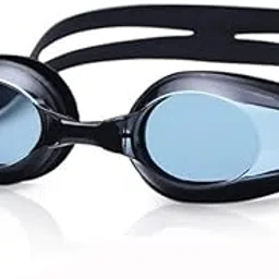 SUNNIES Prescription (Rx) -6.00 Powered Swimming Power Goggles with UV Protection, Anti-Fog, Slip-Resistant Design, and Earplugs for Men and Women (Black) For Myopia-picture-13